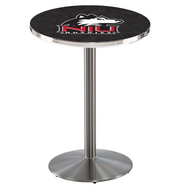 42" Stainless Steel Northern Illinois Pub Table